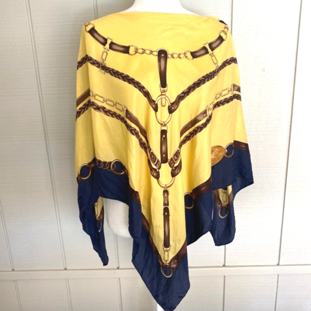 LAUREN RL Equestrian Poncho